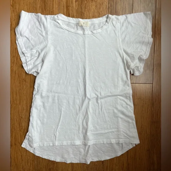 Anthropologie T.la Petite V-Neck Roll Cuff Basic T-Shirt bundle tie dye size XS - Picture 10 of 14